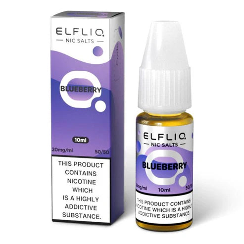 Elf Bar ElfLiq Blueberry Nic Salt Vape Juice 10ml