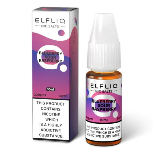 Elf Bar ElfLiq Blueberry Sour Raspberry Nic Salt Vape juice