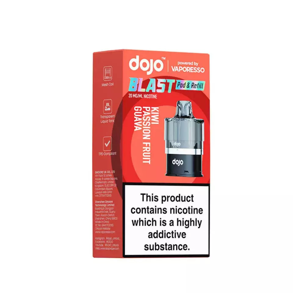 VAPORESSO DOJO BLAST 6000 PRE-FILLED PODS