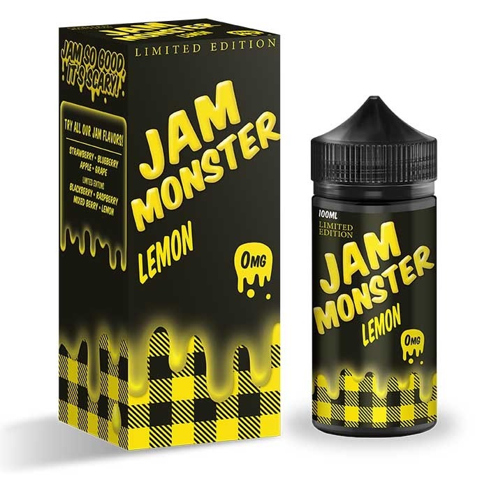 JAM MONSTER E-Liquid 100ML 0MG Vape Juice 75VG 25PG TPD VERSION - All Flavour