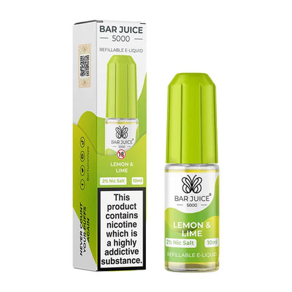 Bar Juice 5000 Lemon & Lime Nic Salt Vape juice 10ml