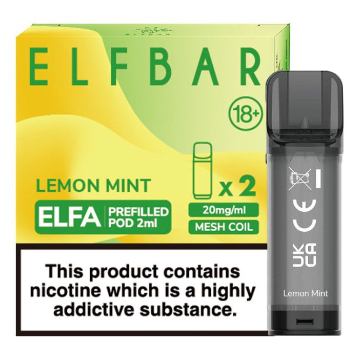 LEMON MINT ELF BAR ELFA PREFILLED POD