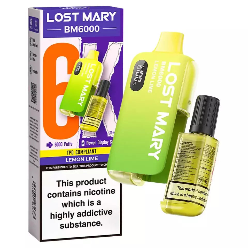 Lost Mary BM6000 Disposable Vape - Ultimate Vape Experience with 6000 Puffs