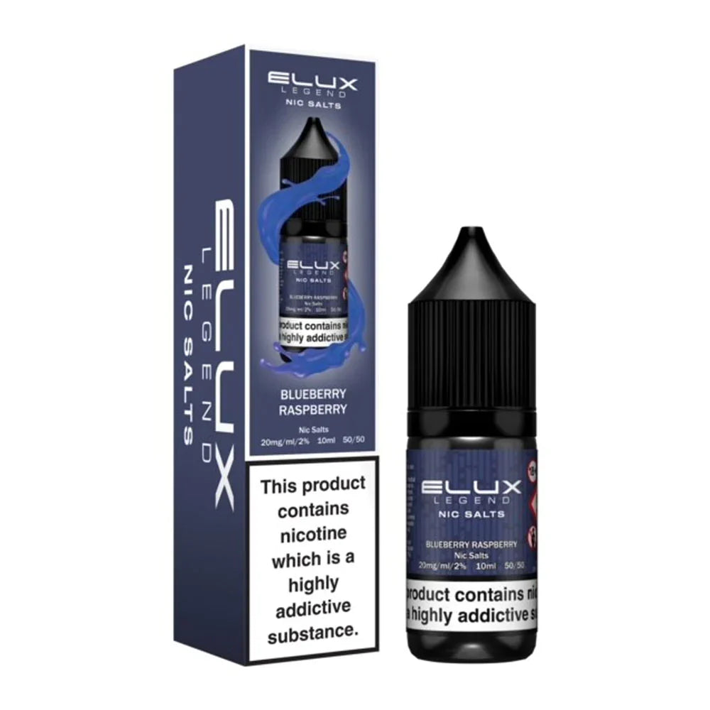 Elux Legend Nic Salt 10ml E Liquid 10mg | 20mg 50/50 VG/PG - Pack Of 10x