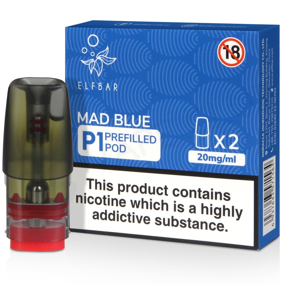 Mad Blue Elf Bar Mate P1 Prefilled Pod