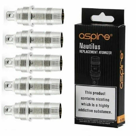 Genuine Aspire Nautilus / Nautilus mini Bottom Vertical Coil (BVC) x5 piece