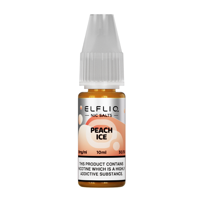 ELFBAR ElfLiq Nic Salts - Peach Ice - 10ml