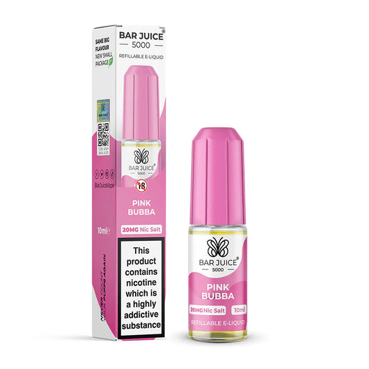 Bar Juice 5000 Pink Bubba Nic Salt Vape juice 10ml