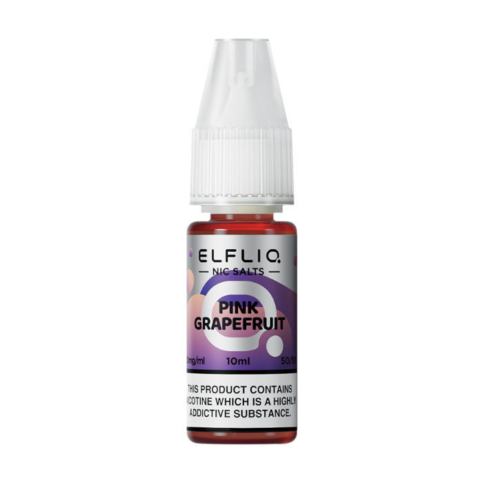 Elf Bar ElfLiq Pink Grapefruit Nic Salt Vape Juice 10ml