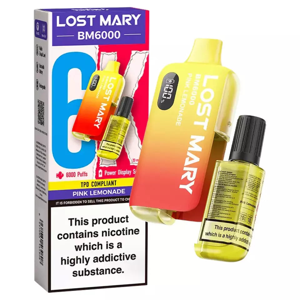 Lost Mary BM6000 Disposable Vape - Ultimate Vape Experience with 6000 Puffs