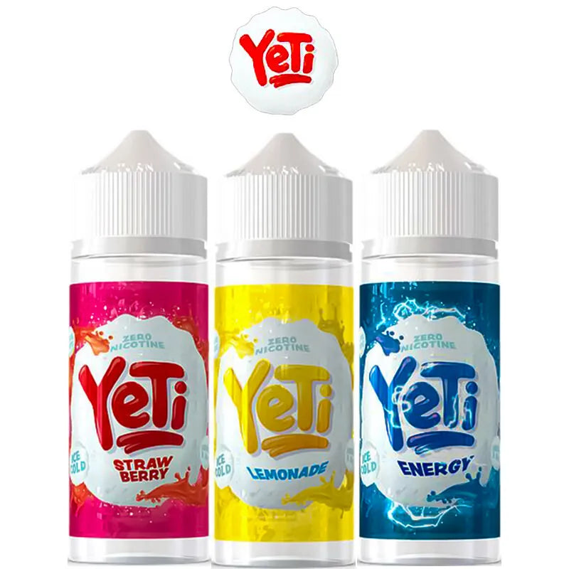 YETI E-Liquid 100ML Vape Juice 70VG 30PG Fruity Ice Cold Series 0mg/ml Ejuice-UK