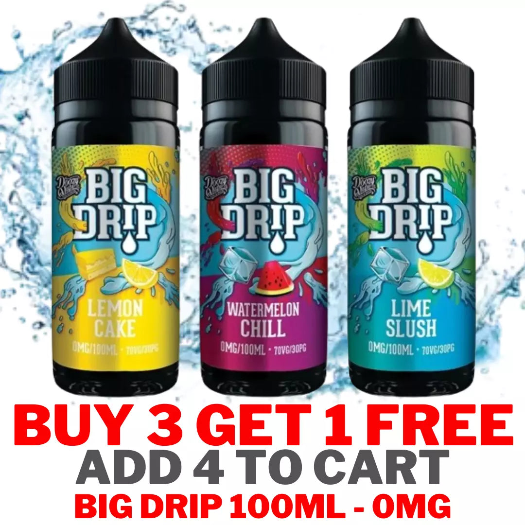 Big Drip 100ml 0mg E-Liquid by Doozy Vape - 70VG/30PG