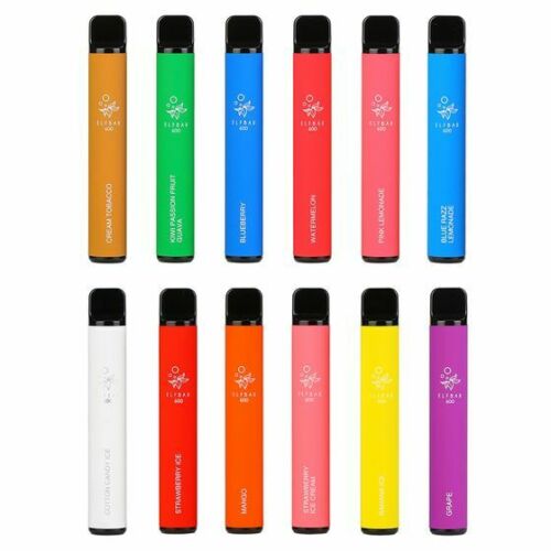 ELF BAR 600 Puffs Disposable Vape Pen Pod Device 550mAh