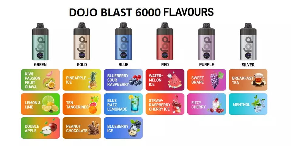 VAPORESSO DOJO BLAST 6000 PRE-FILLED PODS