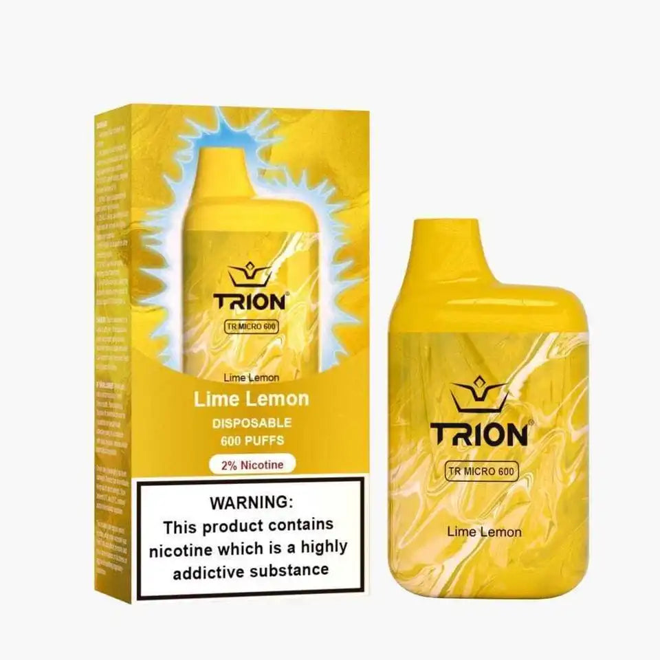 Trion Bar TR600 Disposable Vape Akin to Lost Mary Crystal Elux, 600 Puffs- All Flavour