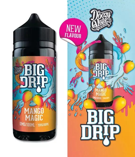 Big Drip 100ml 0mg E-Liquid by Doozy Vape - 70VG/30PG