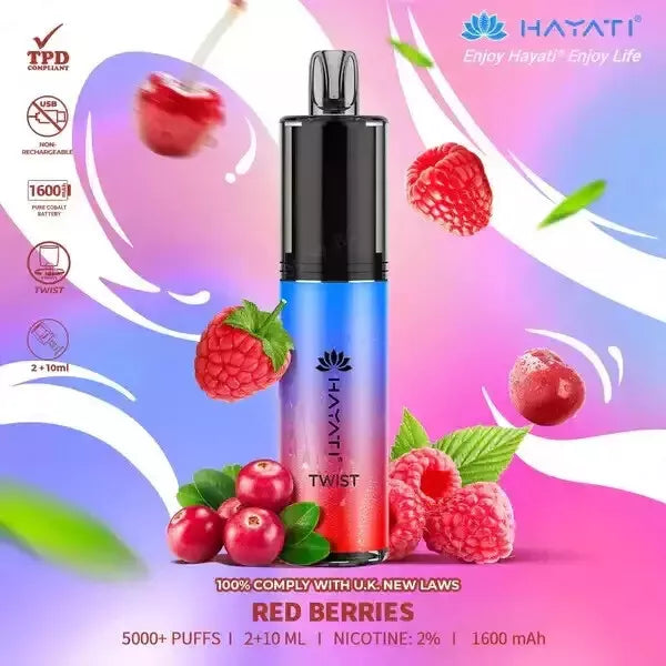 HAYATI TWIST 5000 PUFFS Disposable Vape Pod Kit 20mg