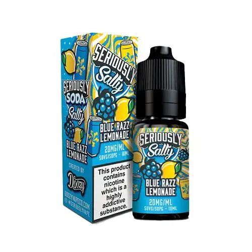 Blue Razz Lemonade Nic Salt E-Liquid by Seriously Salty