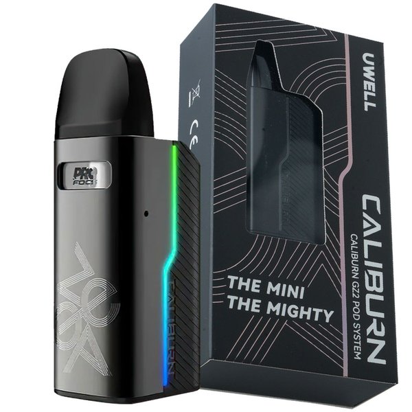 Black Uwell Caliburn GZ2 Pod System Kit 850mAh - 2ml Pod