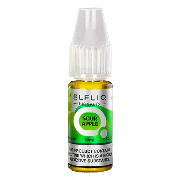 ELFBAR ElfLiq Nic Salts - Sour Apple - 10ml