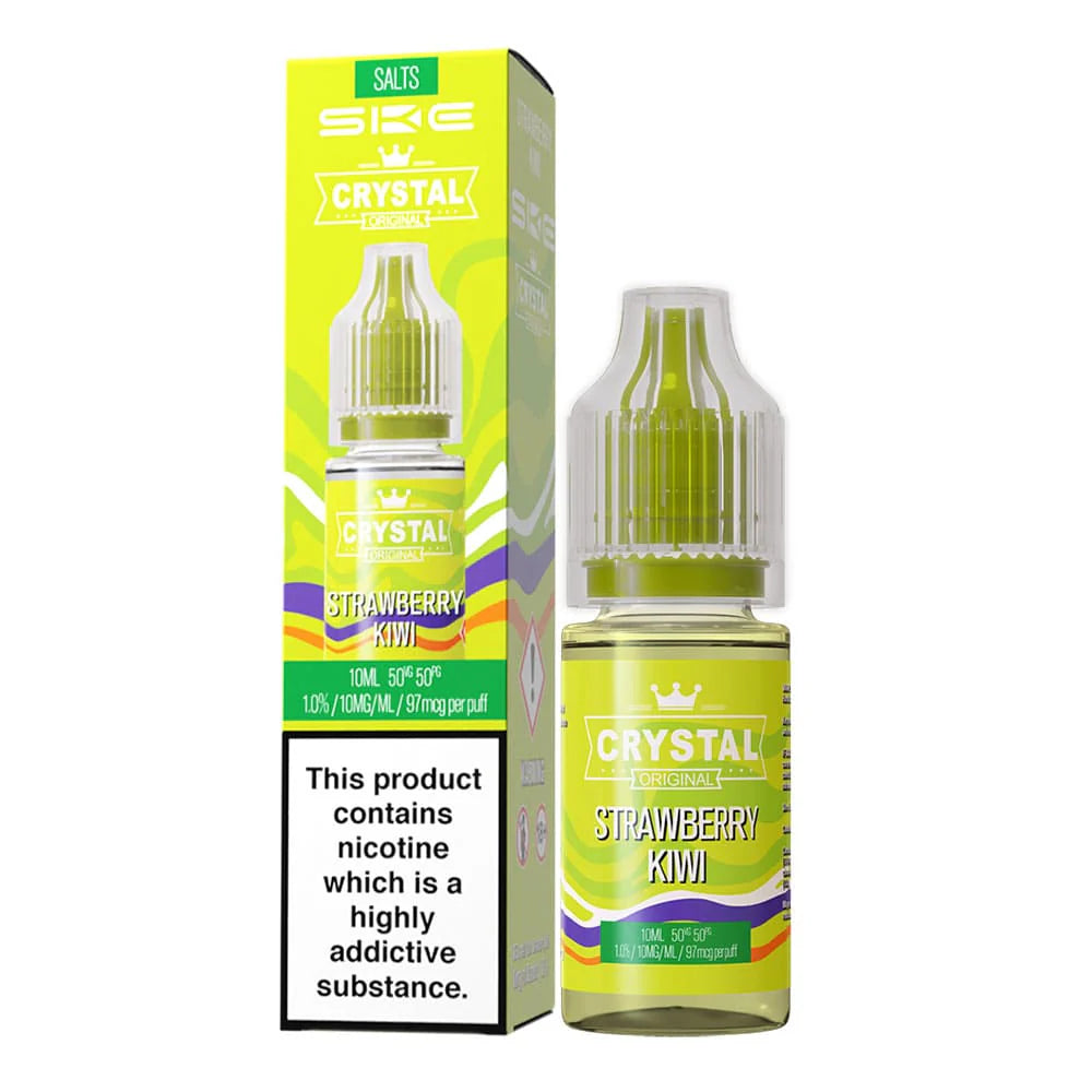 Strawberry Kiwi SKE Crystal Nic Salt E Liquid 10ml - 10mg/20mg