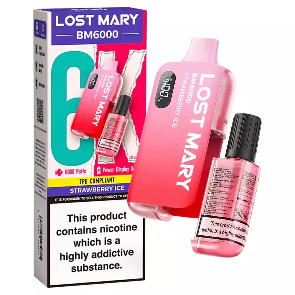 Lost Mary BM6000 Disposable Vape - Ultimate Vape Experience with 6000 Puffs