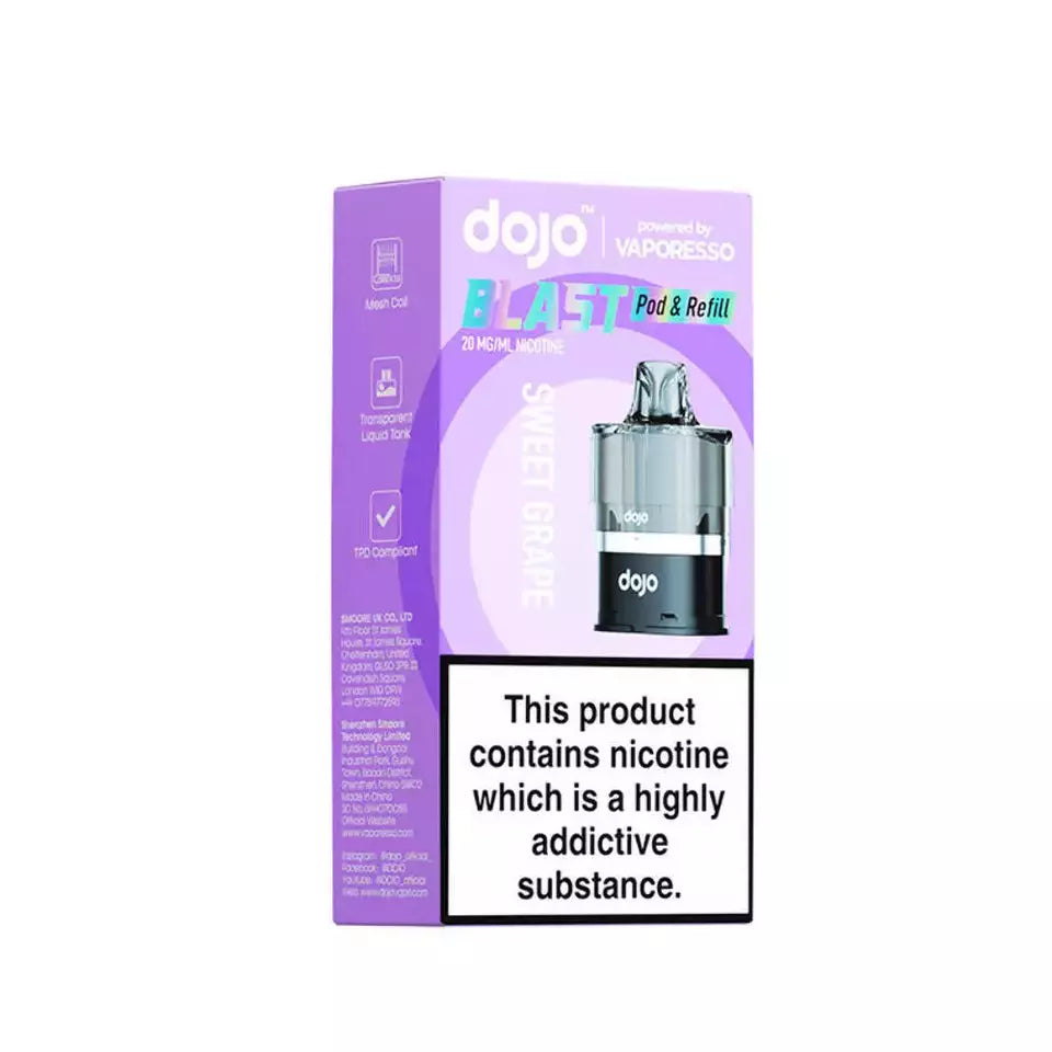 VAPORESSO DOJO BLAST 6000 PRE-FILLED PODS