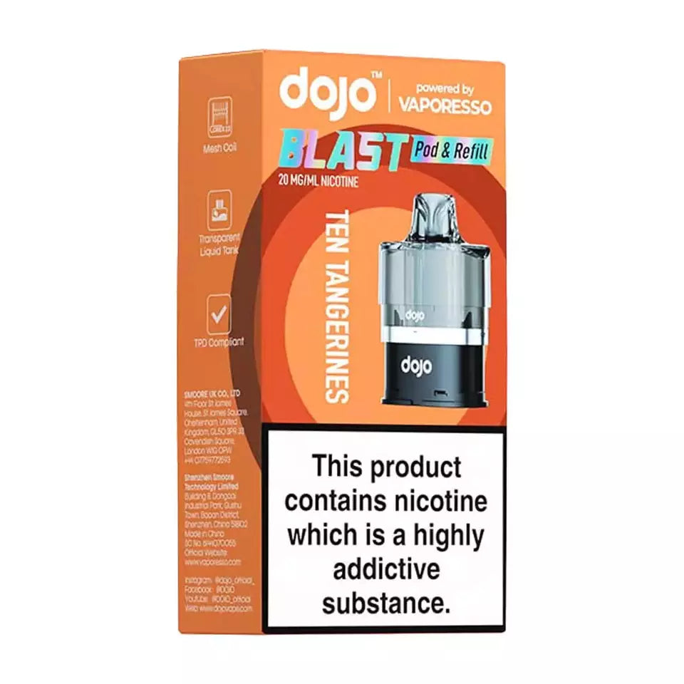 VAPORESSO DOJO BLAST 6000 PRE-FILLED PODS