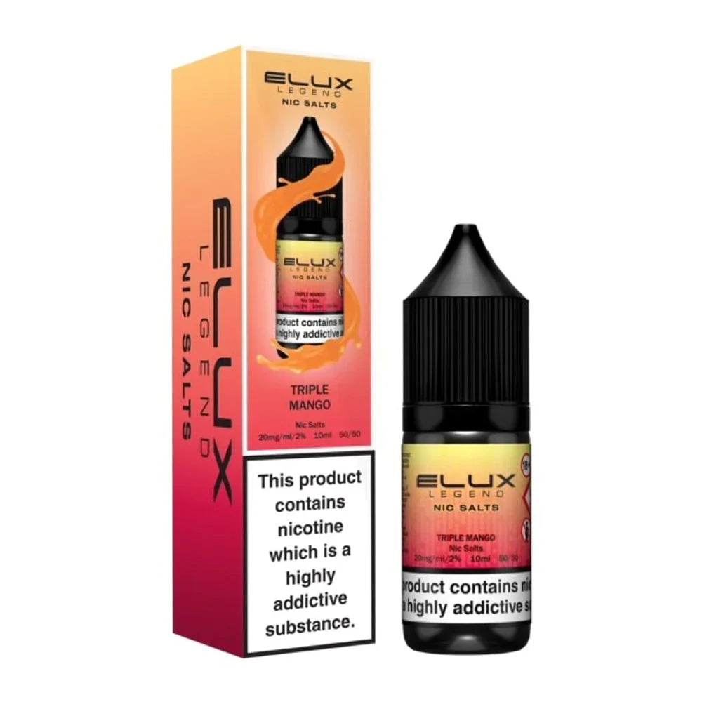 Elux Legend Nic Salt 10ml E Liquid 10mg | 20mg 50/50 VG/PG - Pack Of 10x