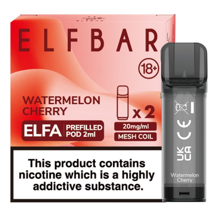 WATERMELON CHERRY ELF BAR ELFA PREFILLED POD