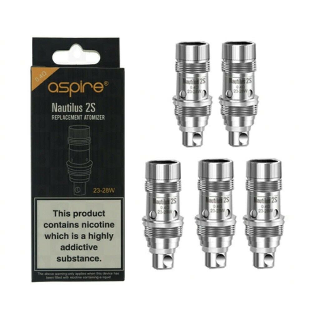 Aspire Nautilus 2S Mesh Coil 0.7ohm & 0.4ohm Pack of 5x Replacement Vape Coils