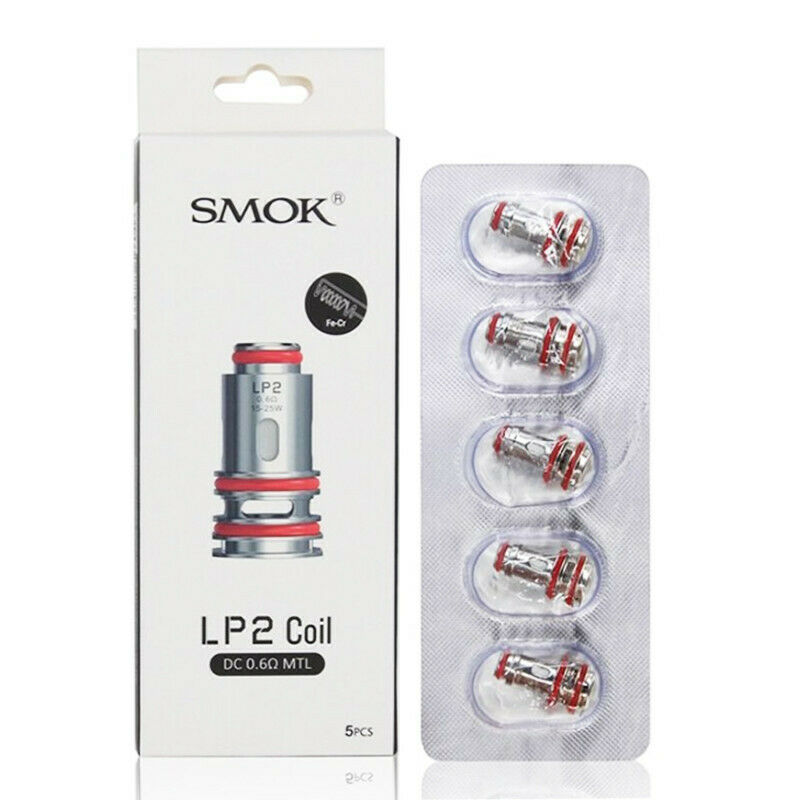 Smok LP2 Coil | DC 0.6Ohms MTL | Meshed 0.23Ohm DL | Pack of 5x Replacement Coil