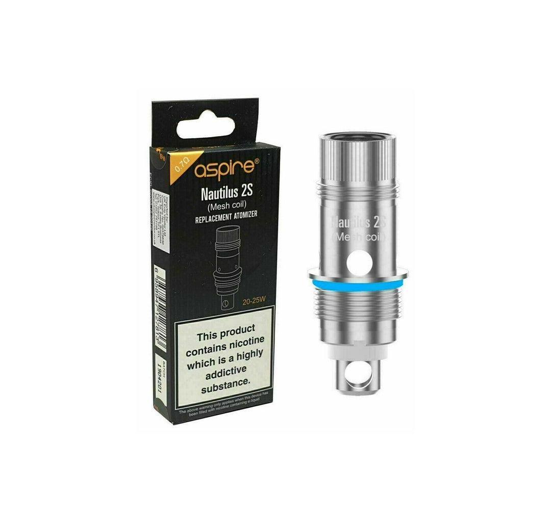 Aspire Nautilus 2S Mesh Coil 0.7ohm & 0.4ohm Pack of 5x Replacement Vape Coils