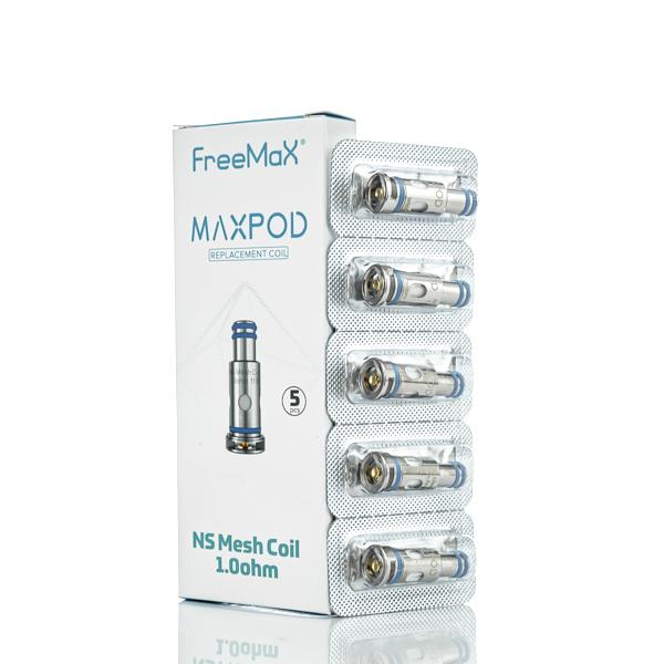 Freemax Maxpod NS Mesh Coil 1.0ohm & 1.5ohm Pack of 5x Replacement Coils