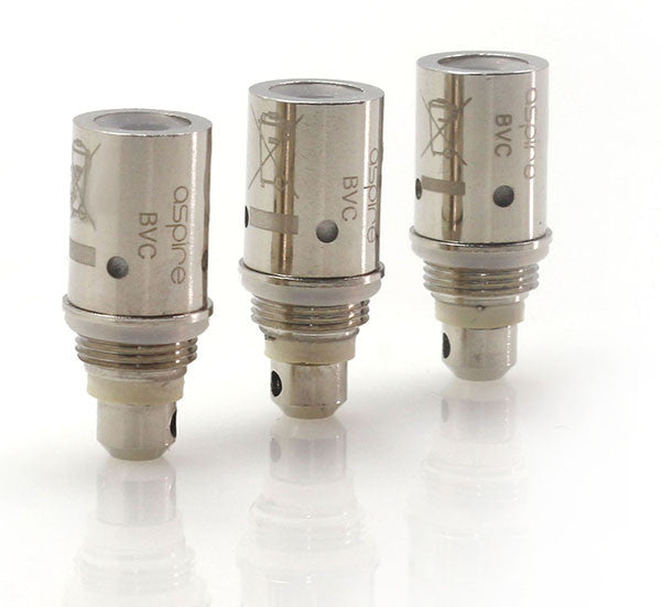 Aspire BVC Coils For K1, ET-S, ET, CE5, CE5-S - Pack of 5 - TPD Compliant.