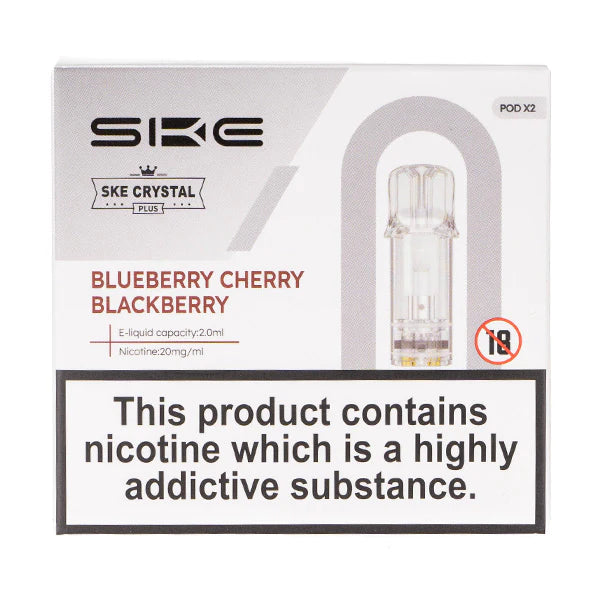 SKE Crystal Bar Plus E-Liquid Prefilled Pods Pack of 2x