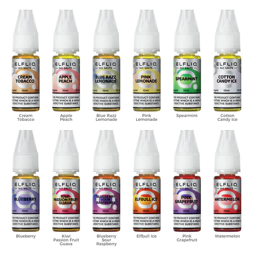 Elf Liq Nic Salt E Liquid 10mg-20mg Nicotine 50VG/50PG - ElfLiq