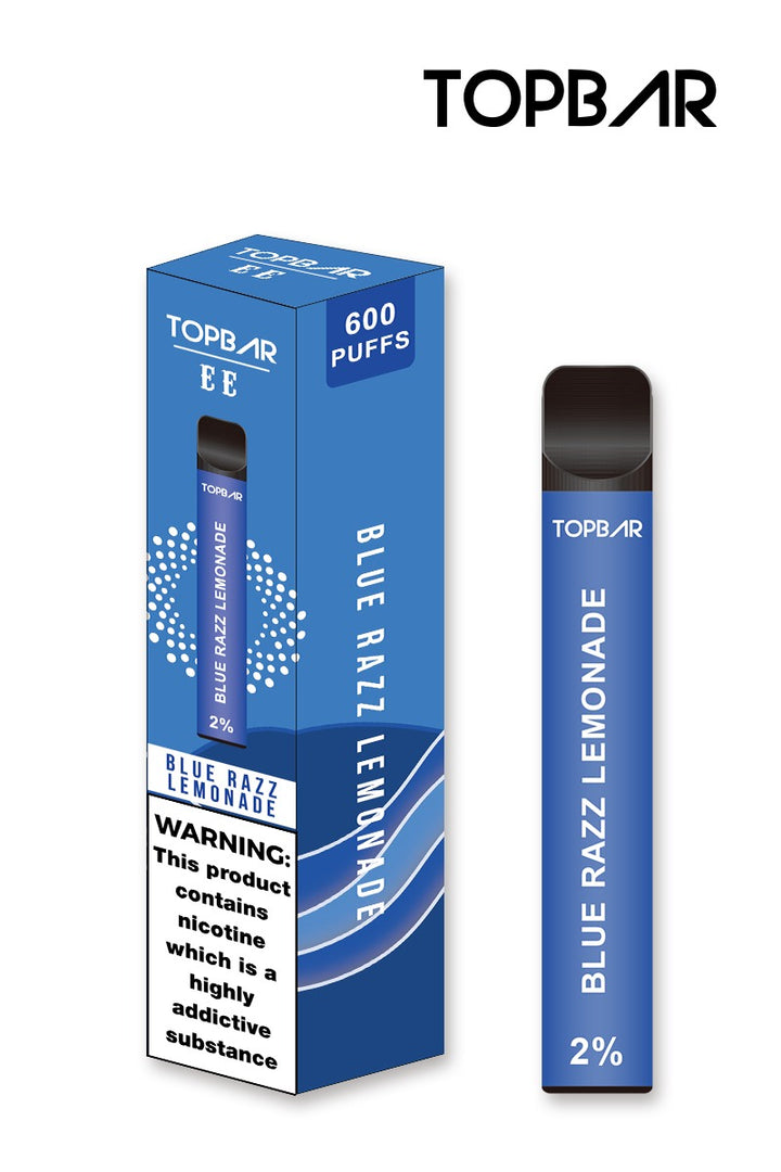 TOP BAR 600 Puffs Disposable Vape Pod 2% Nic Salt - LIKE ELF Bar