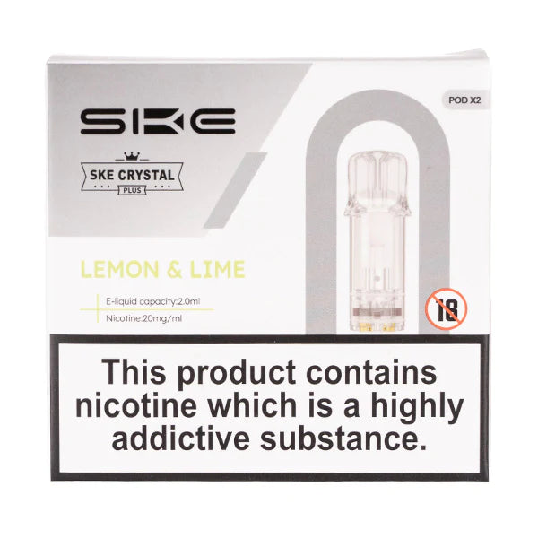 SKE Crystal Bar Plus E-Liquid Prefilled Pods Pack of 2x