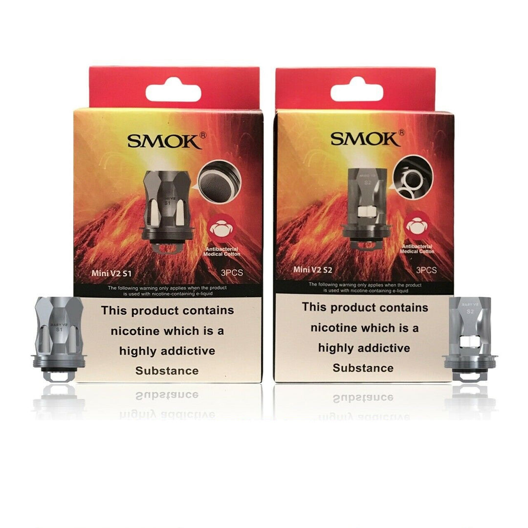 Genuine SMOK Mini S1 & S2 Coils For SMOK MAG GRIP | STICK V9 | MORPH 219.