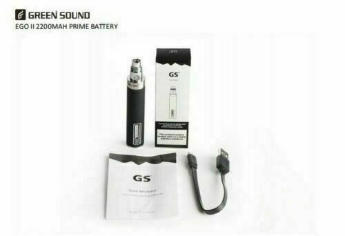 GS EGO II 2 Prime Battery With Micro USB Charger | Bottom Rechargeable 2200 mAh