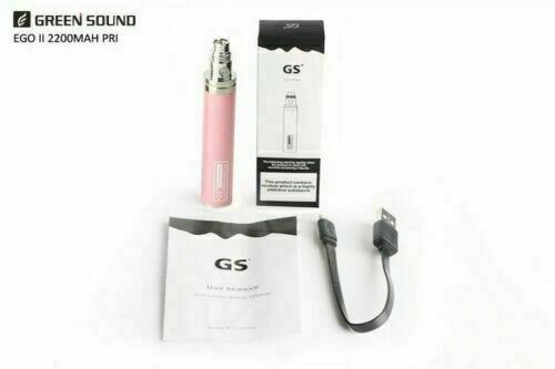 GS EGO II 2 Prime Battery With Micro USB Charger | Bottom Rechargeable 2200 mAh