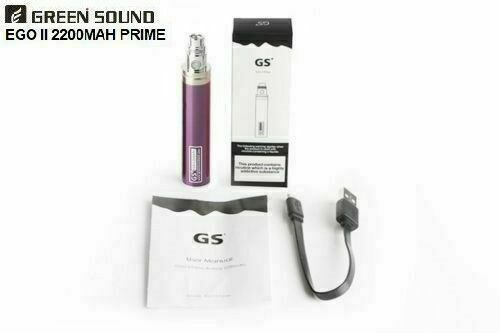 GS EGO II 2 Prime Battery With Micro USB Charger | Bottom Rechargeable 2200 mAh