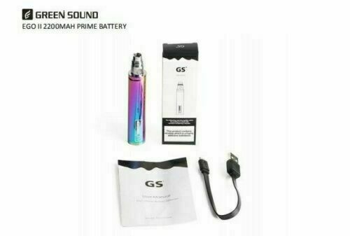 GS EGO II 2 Prime Battery With Micro USB Charger | Bottom Rechargeable 2200 mAh