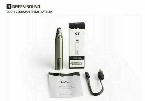 GS EGO II 2 Prime Battery With Micro USB Charger | Bottom Rechargeable 2200 mAh