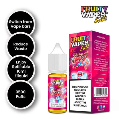 Fruity Juice Nic Salt 10ml Vape E Liquid 10mg Vape Juice 50/50 VG/PG