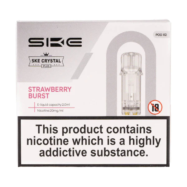 SKE Crystal Bar Plus E-Liquid Prefilled Pods Pack of 2x