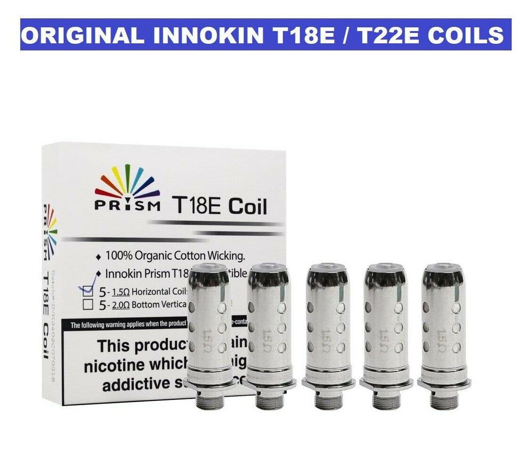 Original Innokin Endura T18E / T22E Replacement Coil Prism Tank On Sale.