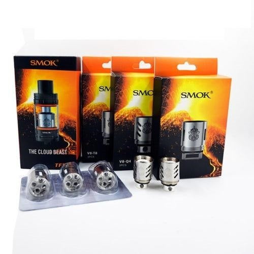 Genuine SMOK TFV8 Coils | V8-T10 | V8-T8 | V8-Q4 | V8-T6 | The Cloud Beast Head.