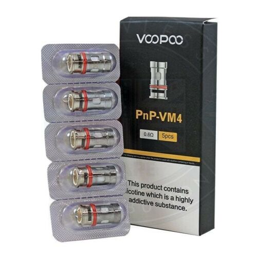 VooPoo VINCI PnP VM1 VM3 VM4 VM5 VM6 Pack of 5x Replacement Coils PnP-RBA